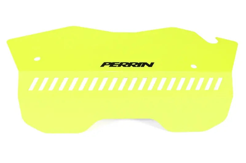Perrin 2022+ Subaru WRX Pulley Cover - Neon Yellow perpsp-eng-153ny