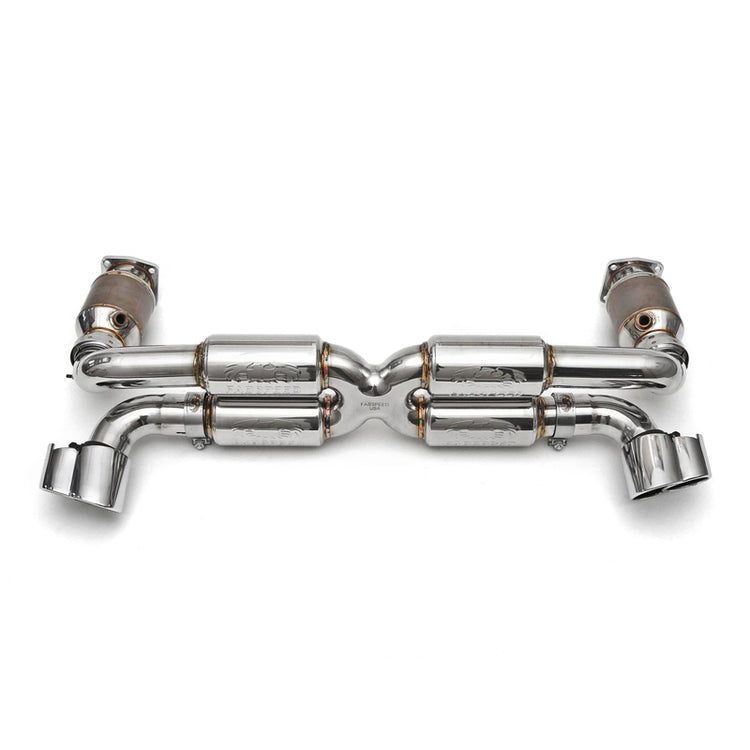 Fabspeed 70mm Supersport X- Pipe Exhaust System for Porsche 996 GT2 2001-2005