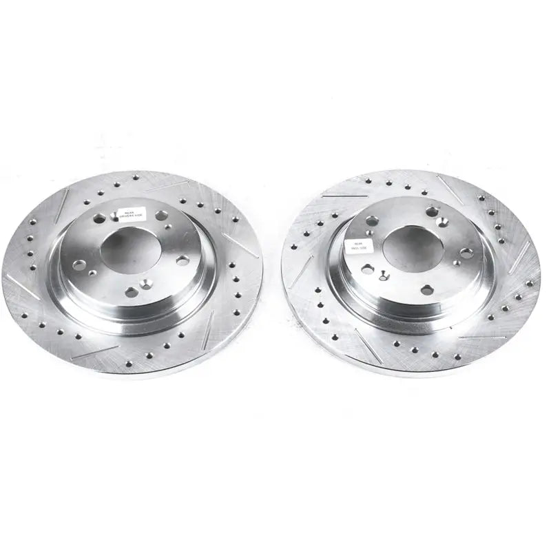 Power Stop 00-09 Honda S2000 Rear Evolution Drilled & Slotted Rotors - Pair psbjbr928xpr