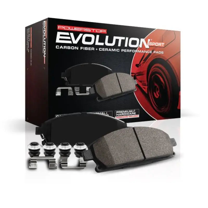 Power Stop 01-03 Toyota Sequoia Front Z23 Evolution Sport Brake Pads w/Hardware psbz23-812