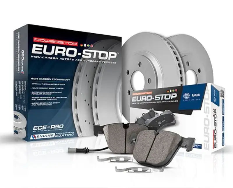 Power Stop 09-16 Audi A4 Rear Euro-Stop Brake Kit psbesk4745