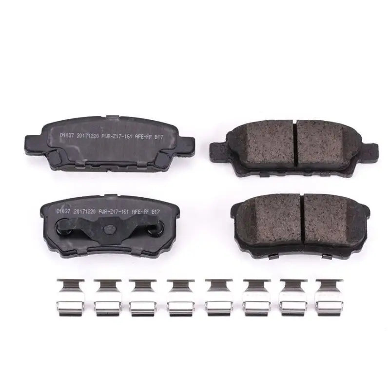 Power Stop 11-14 Chrysler 200 Rear Z17 Evolution Ceramic Brake Pads w/Hardware psb17-1037