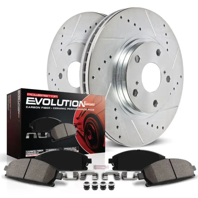 Power Stop 14-18 Audi A6 Front Z23 Evolution Sport Brake Kit psbk6140