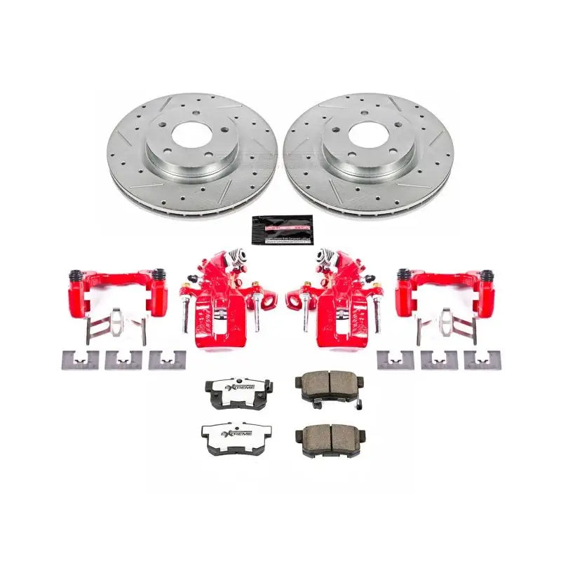 Power Stop 16-18 Acura ILX Z26 Street Kit w/ Calipers - Rear psbkc3128a-26