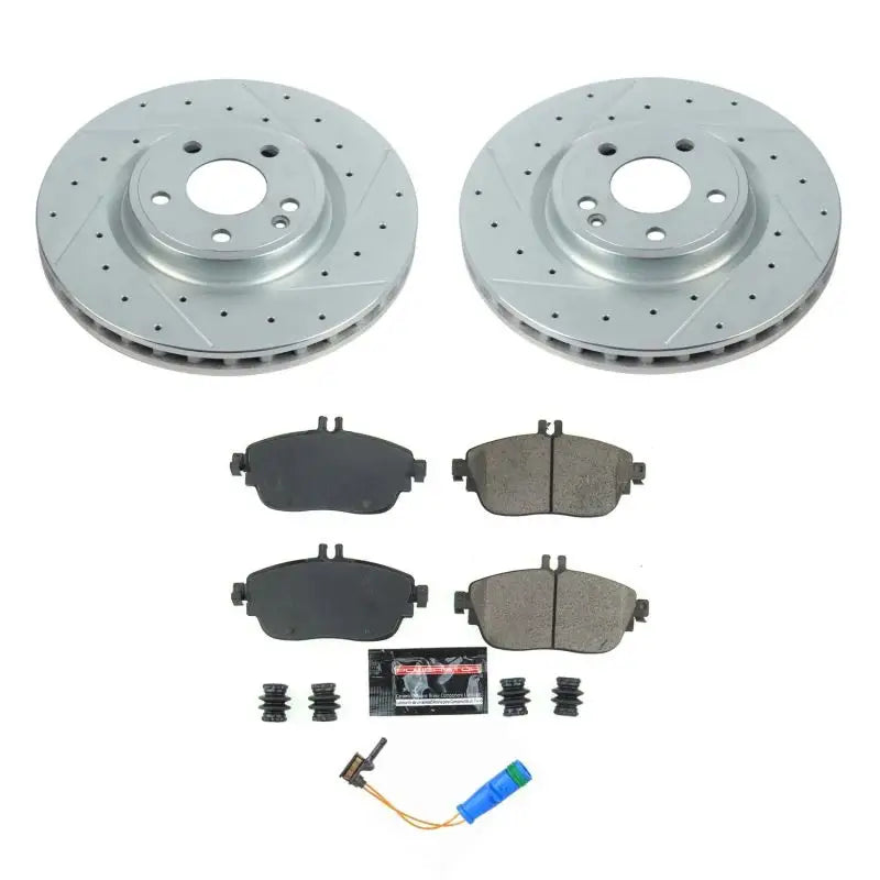 Power Stop 17-19 Infiniti QX30 Front Z23 Evolution Sport Brake Kit psbk7674