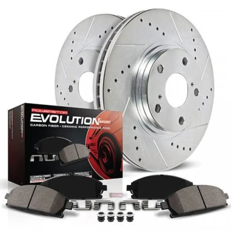 Power Stop 2021 Subaru WRX Rear Z23 Evolution Brake Kit - K9014 psbk9014