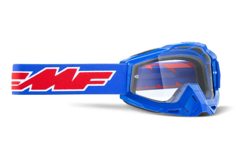 Powerbomb Youth Goggle Rocket Blue Clear Lens wps-78-3522