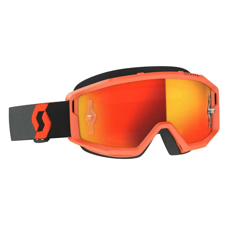 Primal Goggle Orange/Black Orange Chrome Works Lens wps-51-2471