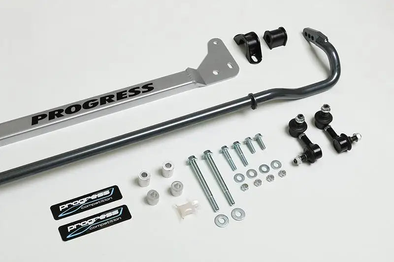 Progress Tech 96-00 Honda Civic Rear Sway Bar (22mm - Adjustable) Incl Bar Brace and Adj End Links prg62-1042