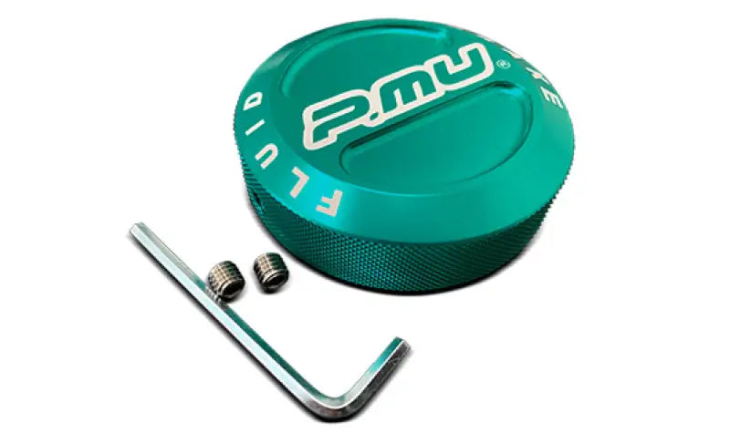 Project Mu Master Cylinder Cap - Green pmupacctc18