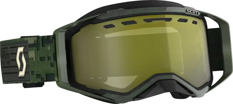 Prospect Snwcrs Goggle Khaki Green Enhancer Yellow Chrome wps-51-1941