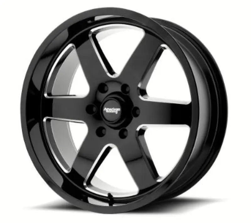 PTRL 18X9 6-Lug Gloss Black Molded Off-Road Wheel a782689068312