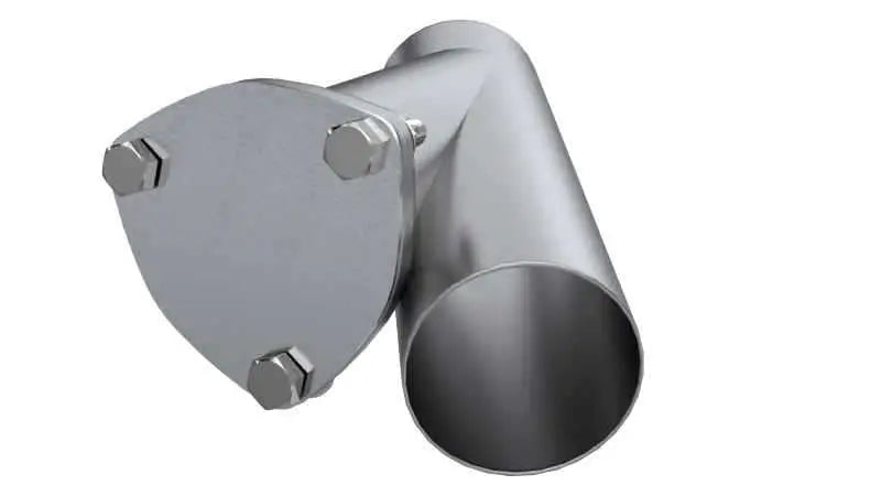 QTP 3in Weld-On QTEC Exhaust Cutout Y-Pipe 10300