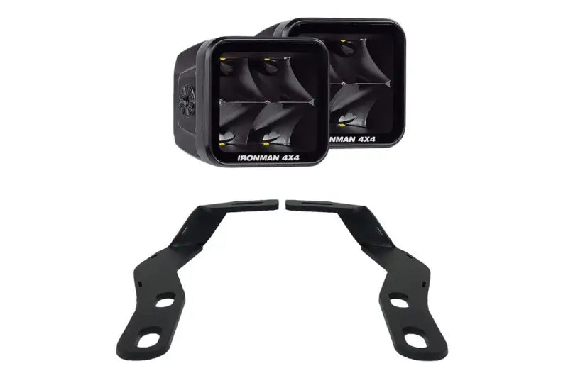 R1600TTACDIT-LPK Ironman 4X4 Side Shooter Ditch Light Kit With M irnr1600ttacd