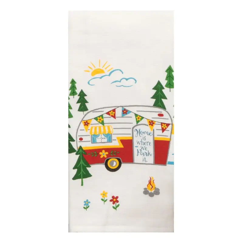 R4250 Kay Dee Desi Happy Camper Dual Purpose Terry Tow k7dr4250