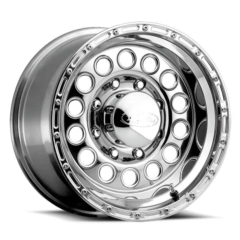 Raceline 887 Rock Crusher 16x10in / 8x165.1 BP / -24mm Offset / 130.81mm Bore - Polished Wheel rcl887-60080