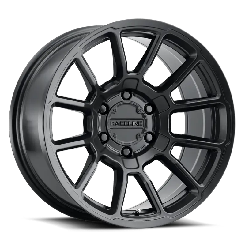 Raceline 950B Gauge 18x9in / 6x139.7 BP / -12mm Offset / 106.1mm Bore - Satin Black Wheel rcl950b-89060-12