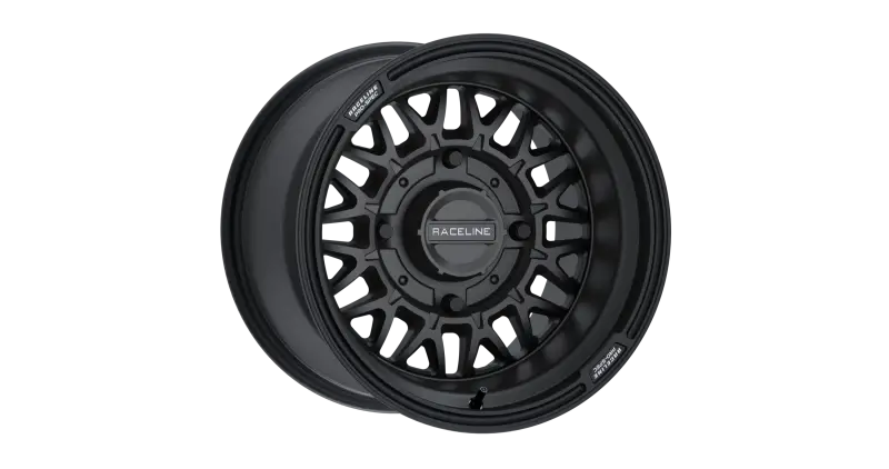 Raceline Omega 15x10 4/156 5+5 (0mm) Satin Black 570-2081