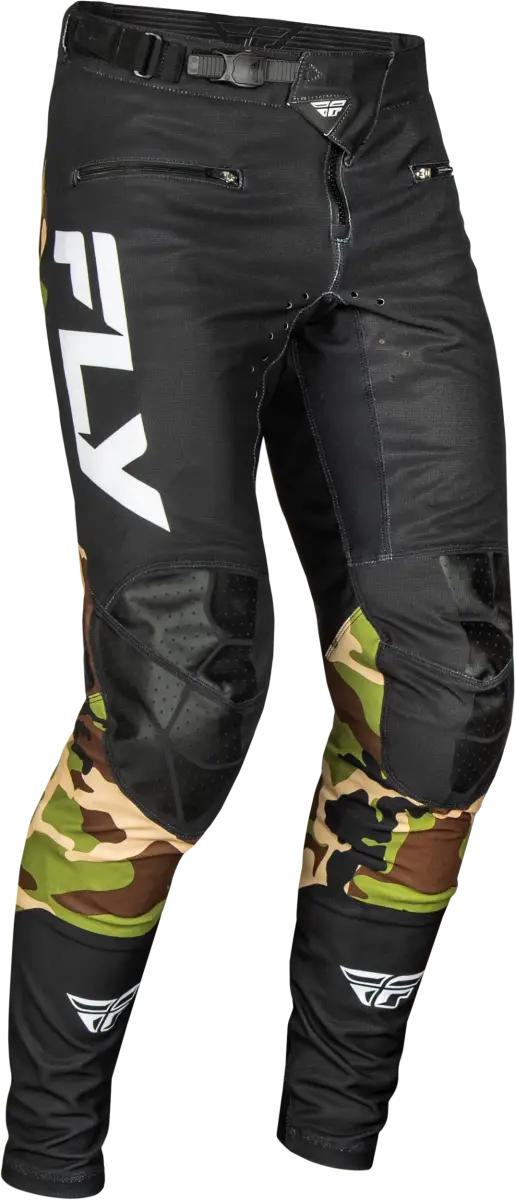 Rayce BMX/MTB Performance Pants Black/Camo Size 28 c378-06028