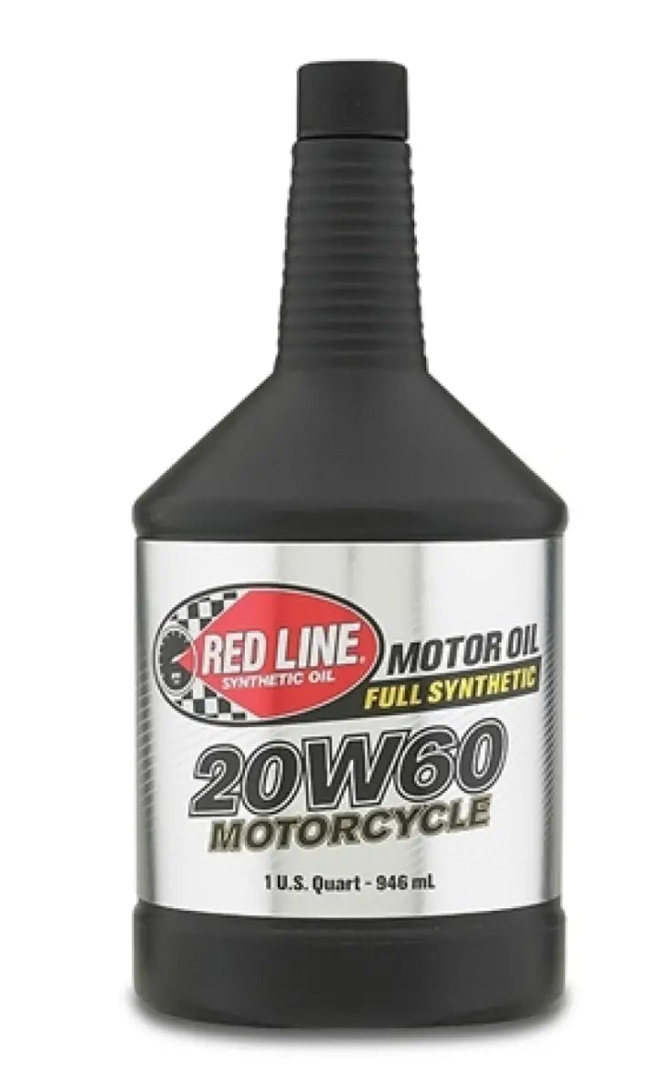 Red Line 20W60 Motorcycle Oil Quart - Single red12604-1