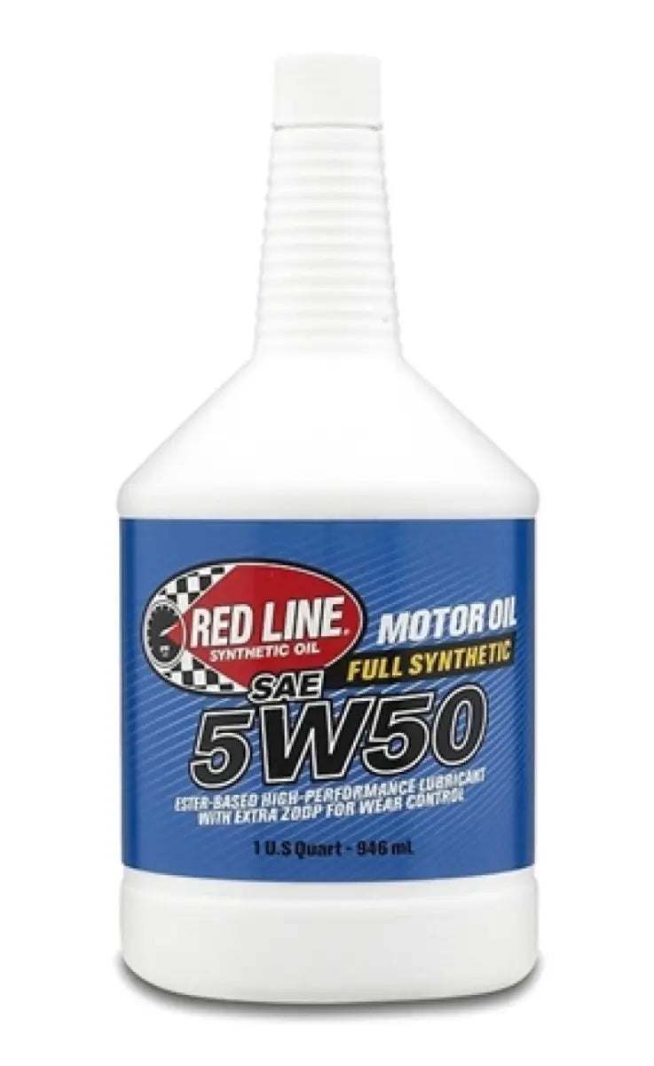 Red Line 5W50 Motor Oil Quart - Single red11604-1