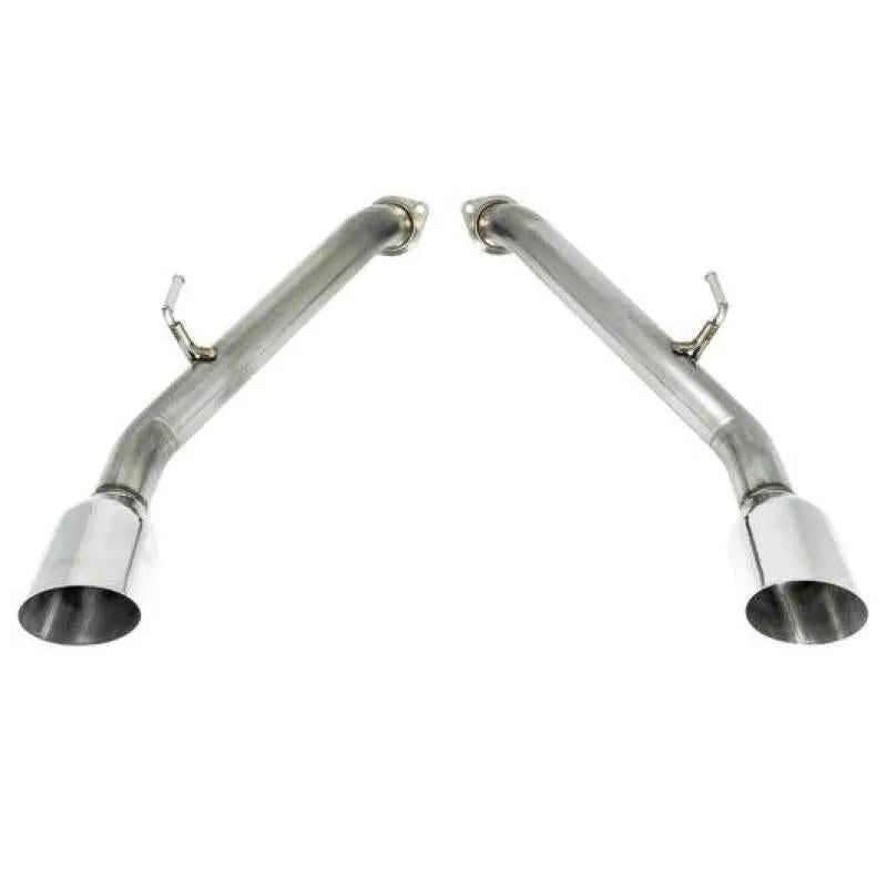 Remark 2014+ Infiniti Q50 Axle Back Exhaust w/Stainless Steel Single Wall Tip ro-tsq5-s