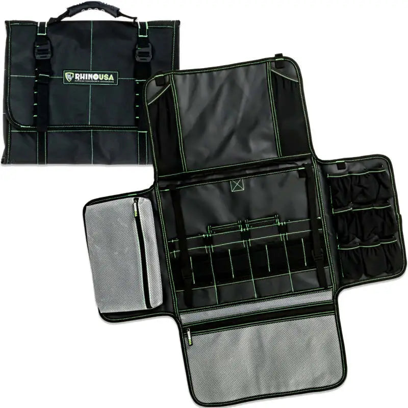 Rhino USA Black Camping Kitchen Organizer Bag rsaac-sbcampkit-blk