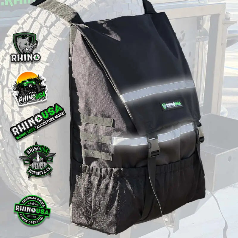Rhino USA Black Spare Tire Waste Bag rsatirebag-blk