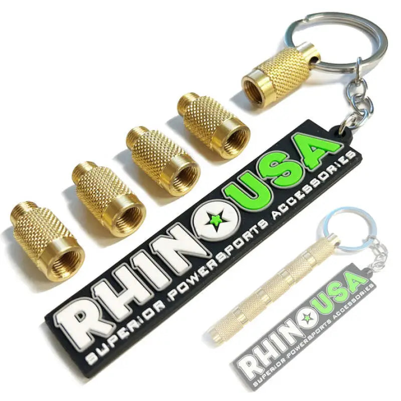 Rhino USA Portable Tire Deflator Keychain - 0-60 PSI rsarno-tire-defltr-kychn