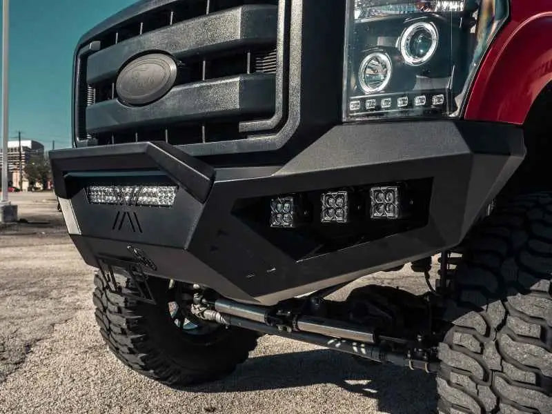 Road Armor 11-16 Ford F-250 SPARTAN Front Bumper - Tex Blk 6112xf0b
