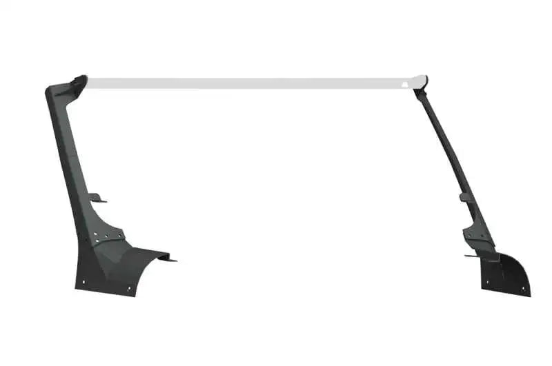 Road Armor 18-20 Jeep Wrangler JL Stealth A-Pillar Light Mounts 51.5in w/Lower Mount - Tex Blk 518lmp1b