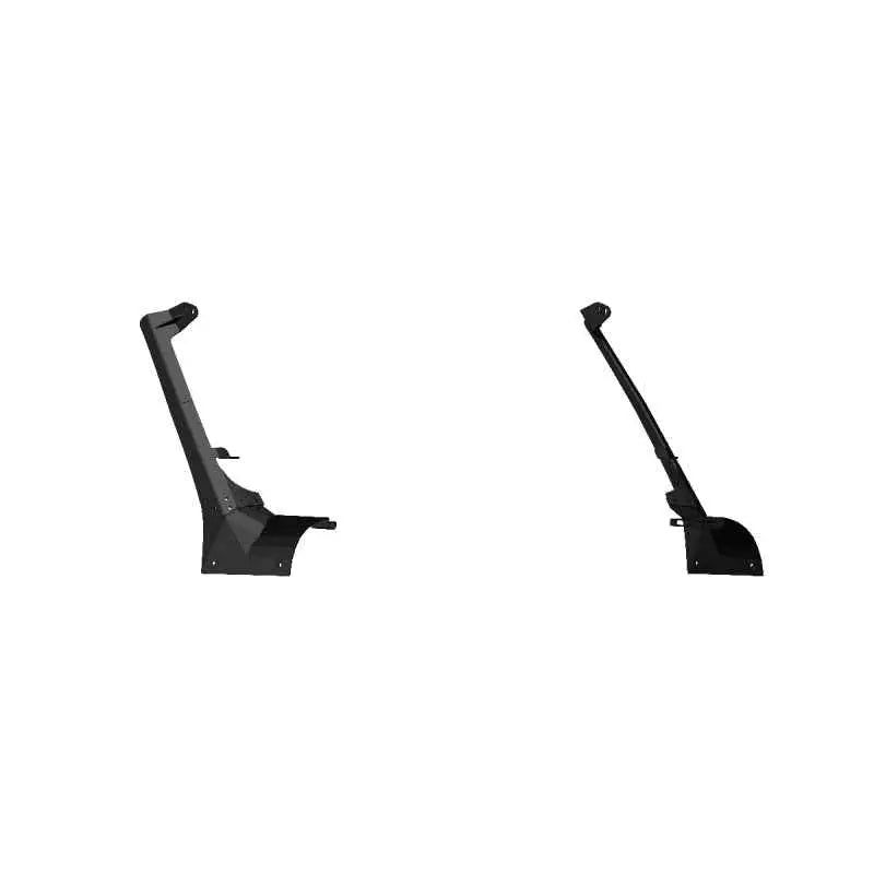 Road Armor 18-20 Jeep Wrangler JL Stealth A-Pillar Mounts 52.25in RIGID Array w/Lower Mount - Blk 518almp1b