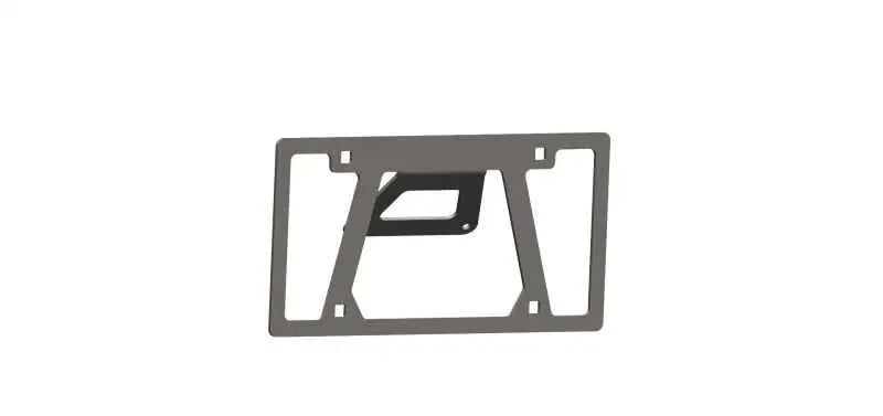 Road Armor Universal Front License Plate Mount- Tex Blk lpb-id
