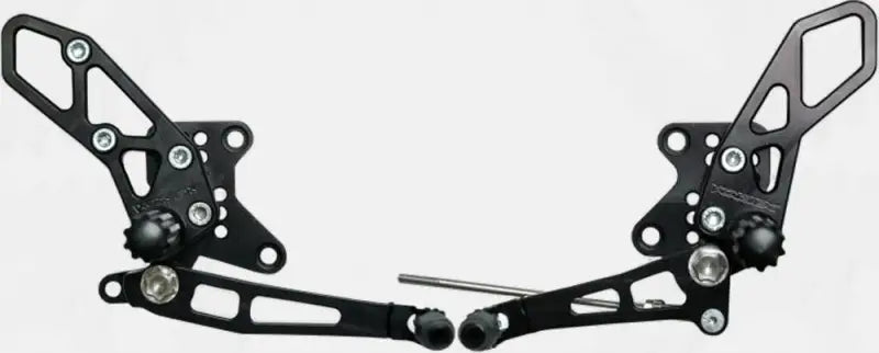 RS424K Rear Set Complete Blk Kaw wps-3-rs424k