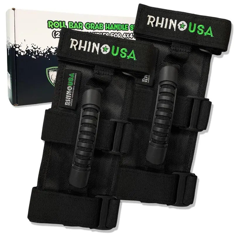 Rugged Rhino USA Roll Bar Grab Handles for Off-Road Adventures rsarno-hndls-4x4