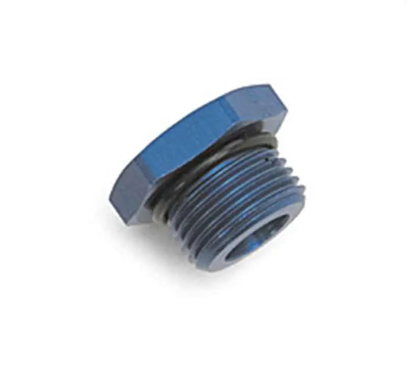 Russell Performance -10 AN Straight Thread Plug (Blue) 660290