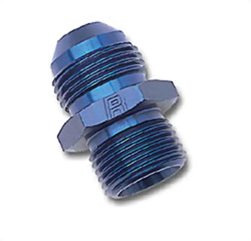 Russell Performance -6 AN Flare to 12mm x 1.5 Metric Thread Adapter (Blue) 670510
