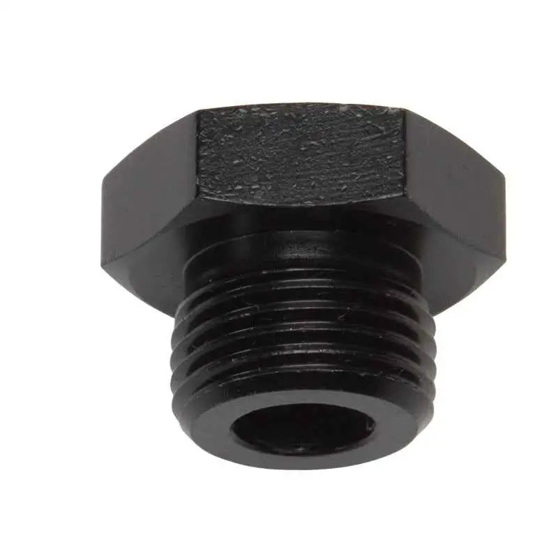 Russell Performance -6 AN Straight Thread Plug (Black) 660273