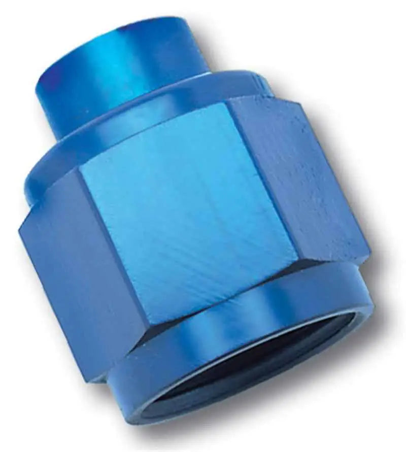 Russell Performance -8 AN Flare Cap (Blue) 661970