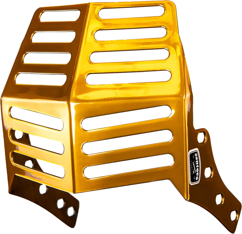 SANTORO FABWORX Gold Softail Hockey Mask SF70030G for Enhanced Style and Protection 750-03151