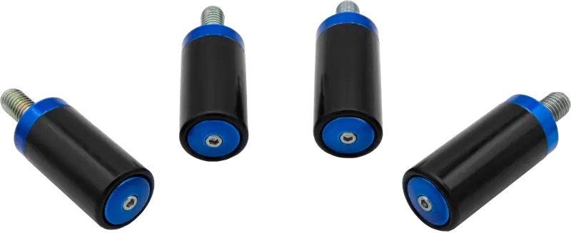 SANTORO FABWORX SF70014E Chacho Blue Bag Guard Extreme Sliders for FLH/FLT Motorcycles 750-03103e