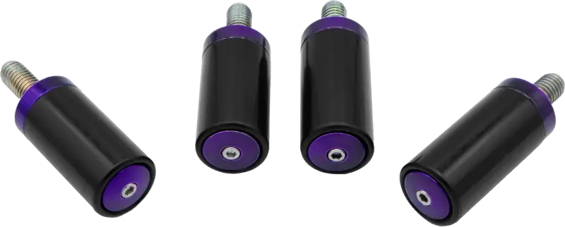 SANTORO FABWORX SF70015E Chacho Purple Crash Bar Slider Set for FLH/FLT 750-03104e