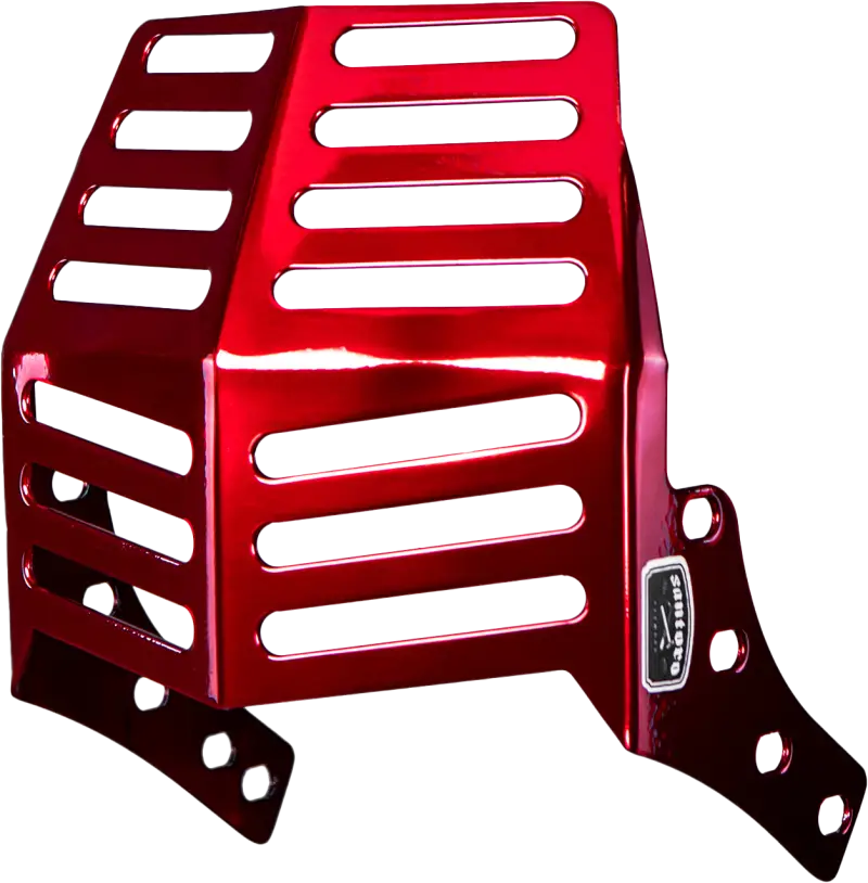 SANTORO FABWORX SF70030R Red Softail Hockey Mask - Stylish and Durable Motorcycle Protection 750-03150