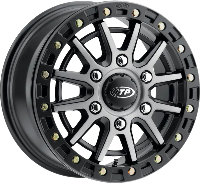 Sd10 Grey/Black 16x7 Wheel with Rock Armor Technology and Lifetime Warranty 57-86546