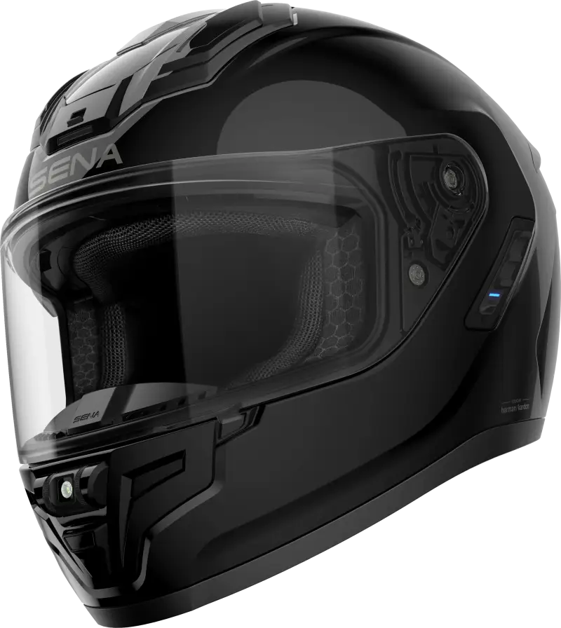 Sena Phantom Ff Mesh Communication Helmet - Glossy Black Large 843-02145l