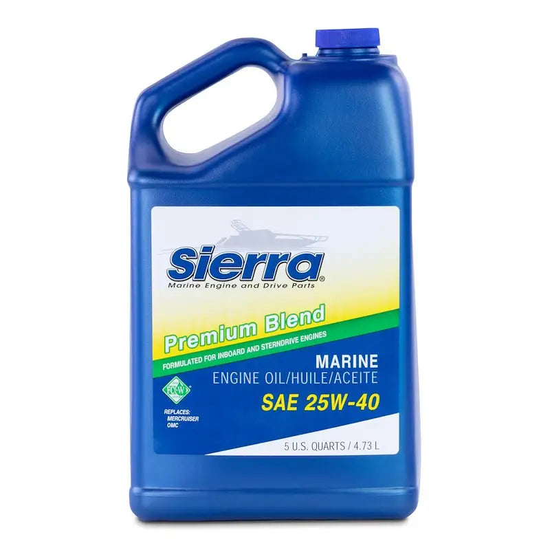 Sierramarine 1894004 25W40 Oil - Superior Marine Protection s5m1894004