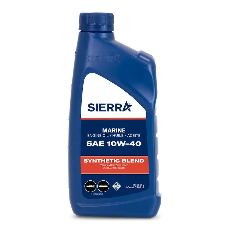 Sierramarine 1895512 Quart 10W-40 Fc-W Semi Syn Oil s5m1895512