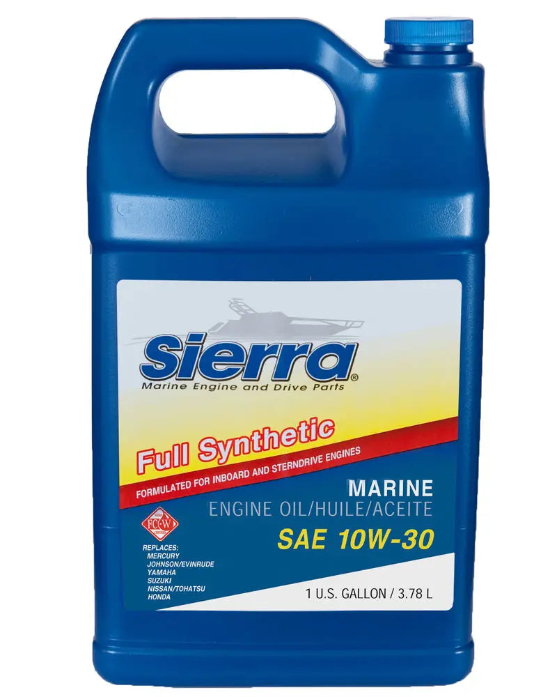 Sierramarine 1896903 10W30 Synthetic Oil - Gal for Smooth Performance s5m1896903