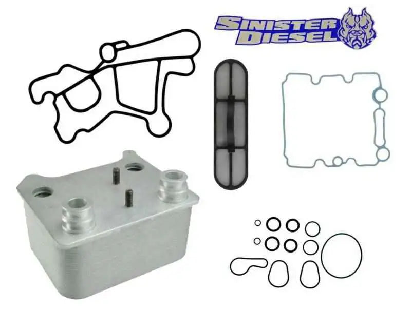 Sinister Diesel 03-07 Ford Powerstroke 6.0L Oil Cooler kit sd-oc-6-0