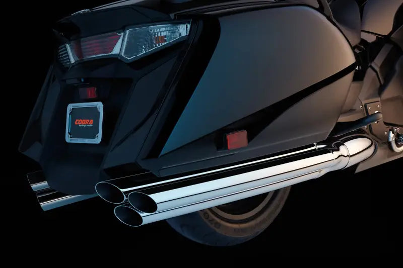 Six 2 Six Chrome Slip-On Exhaust for Honda GL1800/F6B 82-97084